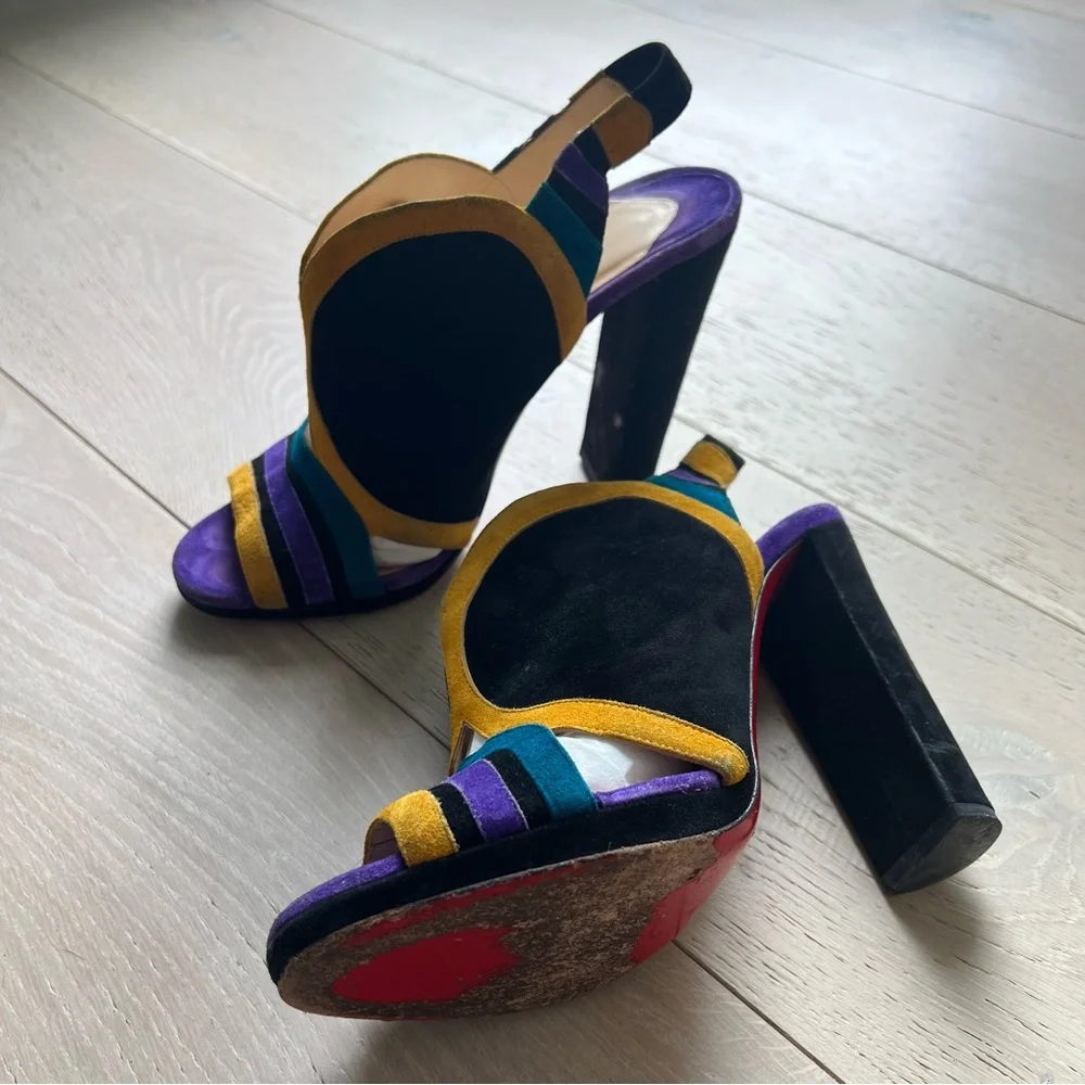 Christian Louboutin Suede Pumps - Picture 6 of 7